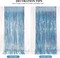 Foil Fringe Curtains Party Decorations - 2 Pack 3 x 8ft Tinsel Backdrop for Party Photo Backdrop Wedding Bridal Shower Bachelorette